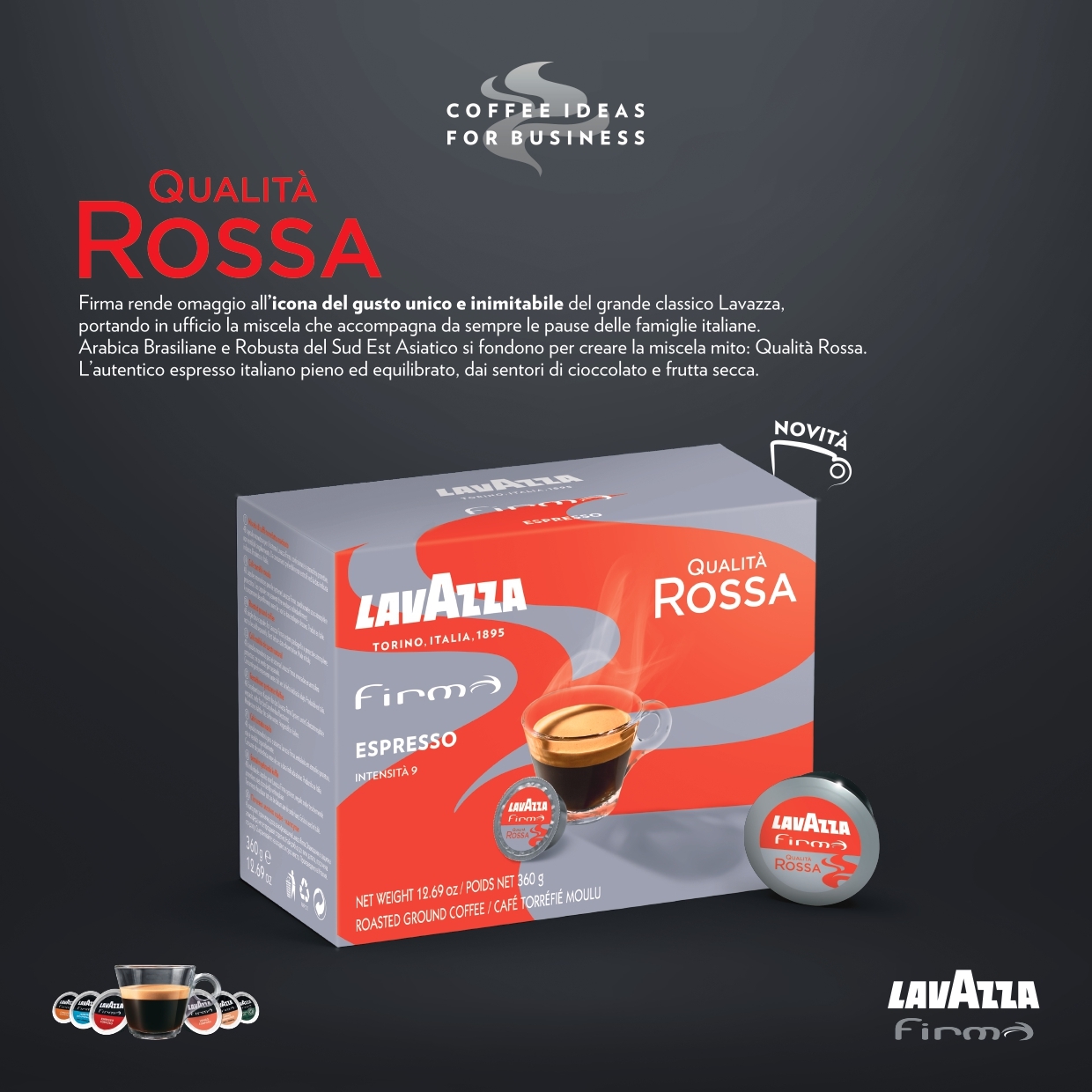 Qualità Rossa Lavazza Firma Caffè